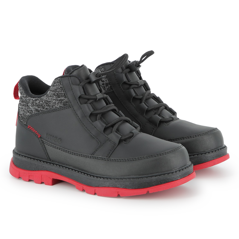 Stiefeletten mit Schn&uuml;rsenkeln HUGO 
                        BOY