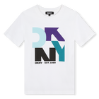 Kurzarm-T-Shirt aus Baumwolle DKNY 
                    BOY