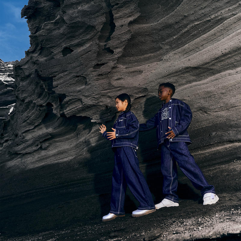 Sneaker aus Rindsleder KENZO KIDS 
                    UNISEX