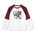 Zweifarbiges T-Shirt mit Druck TIMBERLAND 
                    BOY