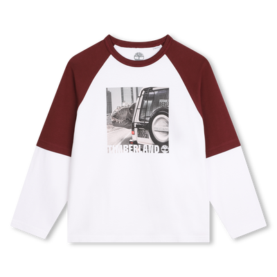 Zweifarbiges T-Shirt mit Druck TIMBERLAND BOY