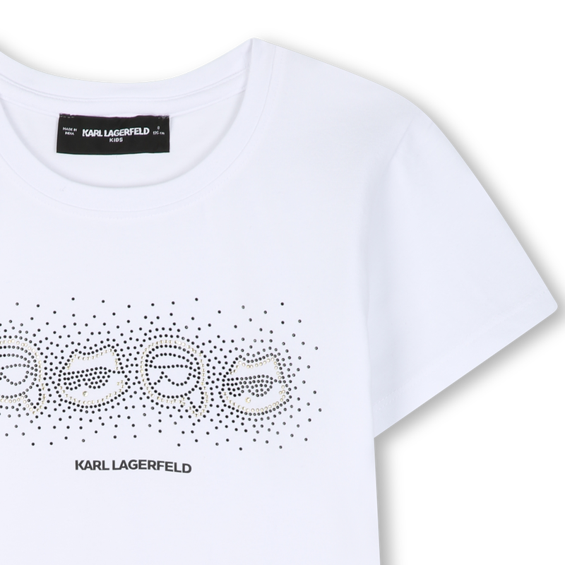 T-Shirt mit kurzen &Auml;rmeln KARL LAGERFELD KIDS 
                        GIRL