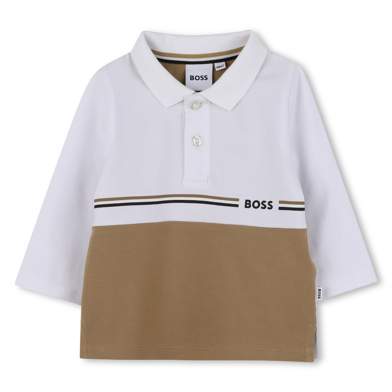 Lang&auml;rmeliges Poloshirt BOSS 
                        BOY