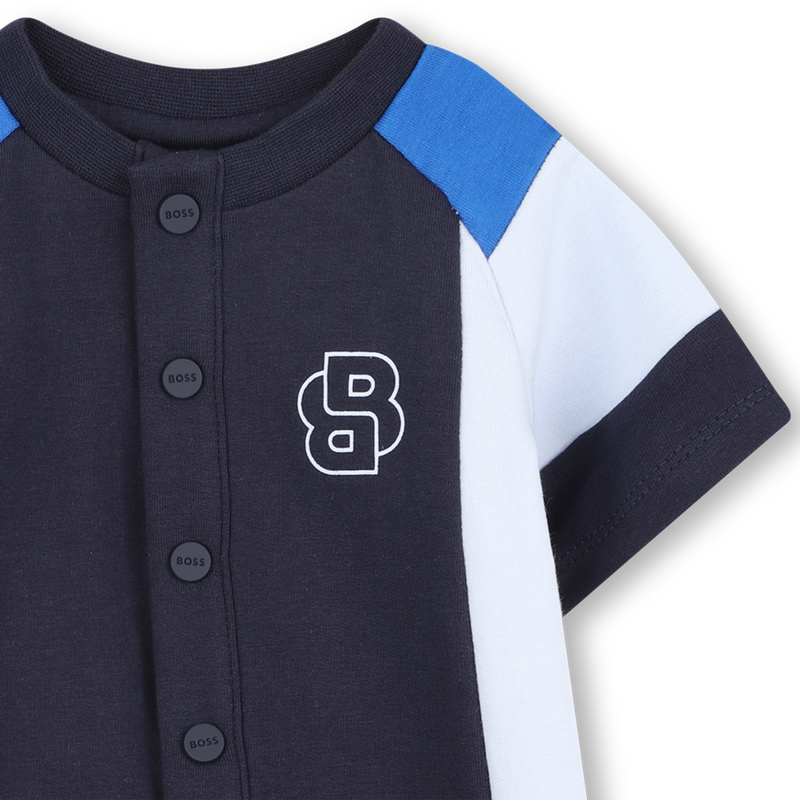 Kurzer, dreifarbiger Overall BOSS 
                        BOY