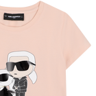 T-Shirt mit kurzen &Auml;rmeln KARL LAGERFELD KIDS 
                    GIRL