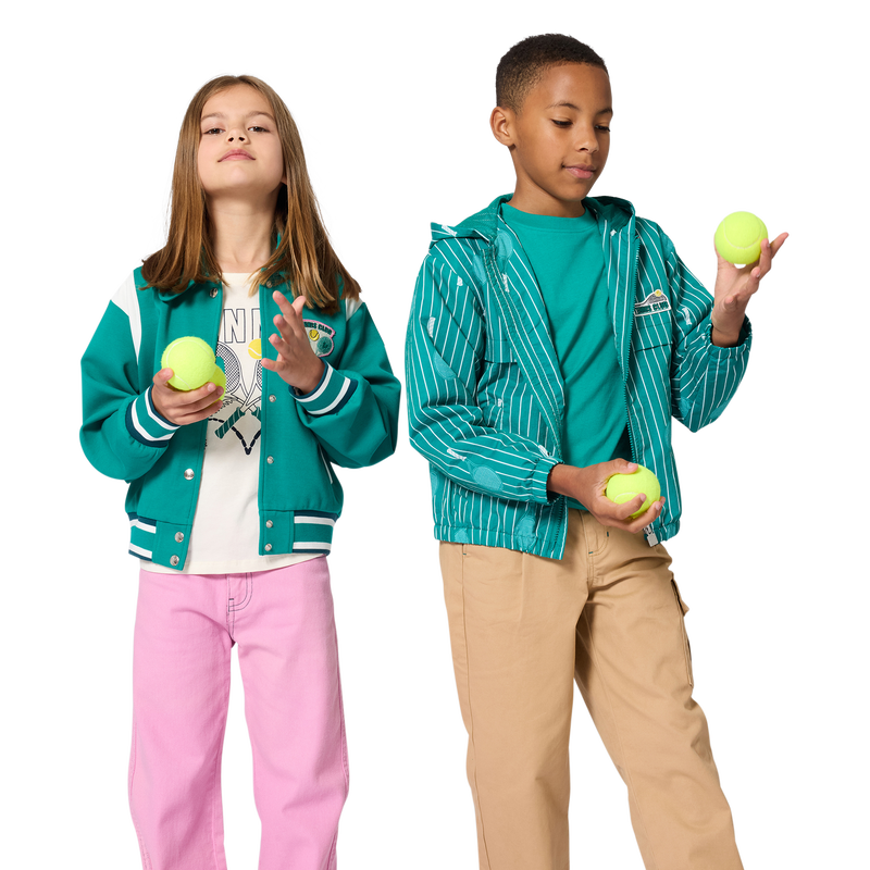 STRICKJACKE MIT DRUCKKN&Ouml;PFEN KIDS AROUND 
                        GIRL