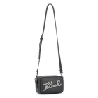 Handtasche, genarbtes und glatt beschichtetes Text KARL LAGERFELD KIDS 
                    GIRL