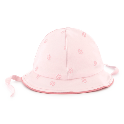 Baumwoll-Hut mit B&auml;ndern BOSS GIRL