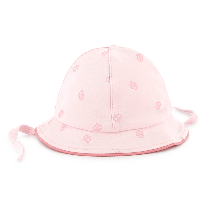 Baumwoll-Hut mit B&auml;ndern BOSS 
                        GIRL