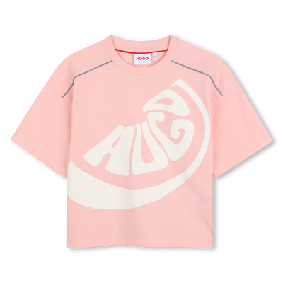 KURZ&Auml;RMELIGES T-SHIRT HUGO GIRL