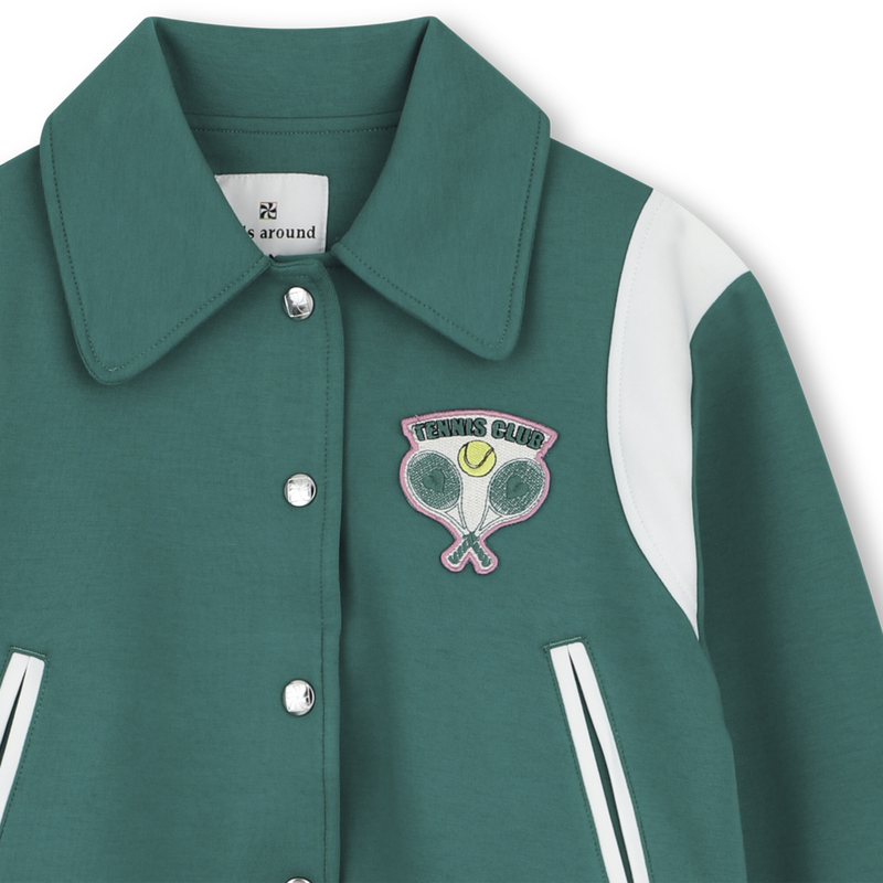 STRICKJACKE MIT DRUCKKN&Ouml;PFEN KIDS AROUND 
                        GIRL