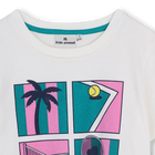 Kurz&auml;rmeliges t-shirt KIDS AROUND 
                    GIRL
