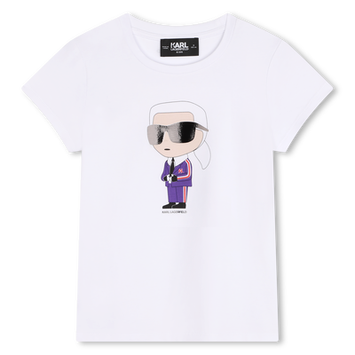 T-Shirt mit Motiv KARL LAGERFELD KIDS GIRL