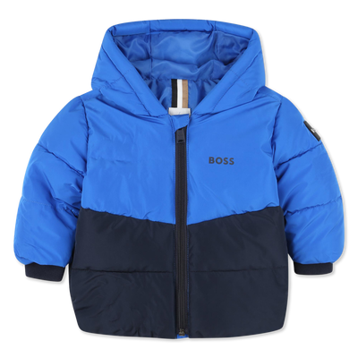 Zweifarbige Kapuzen-Steppjacke BOSS BOY