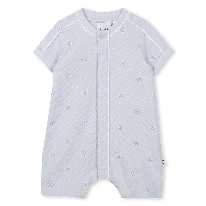 Kurzer, bedruckter Overall BOSS 
                        BOY