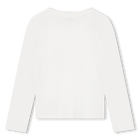 Langarm-T-Shirt aus Baumwolle MICHAEL KORS 
                    GIRL