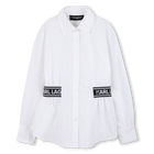 Lang&auml;rmeliges Hemd KARL LAGERFELD KIDS 
                    GIRL