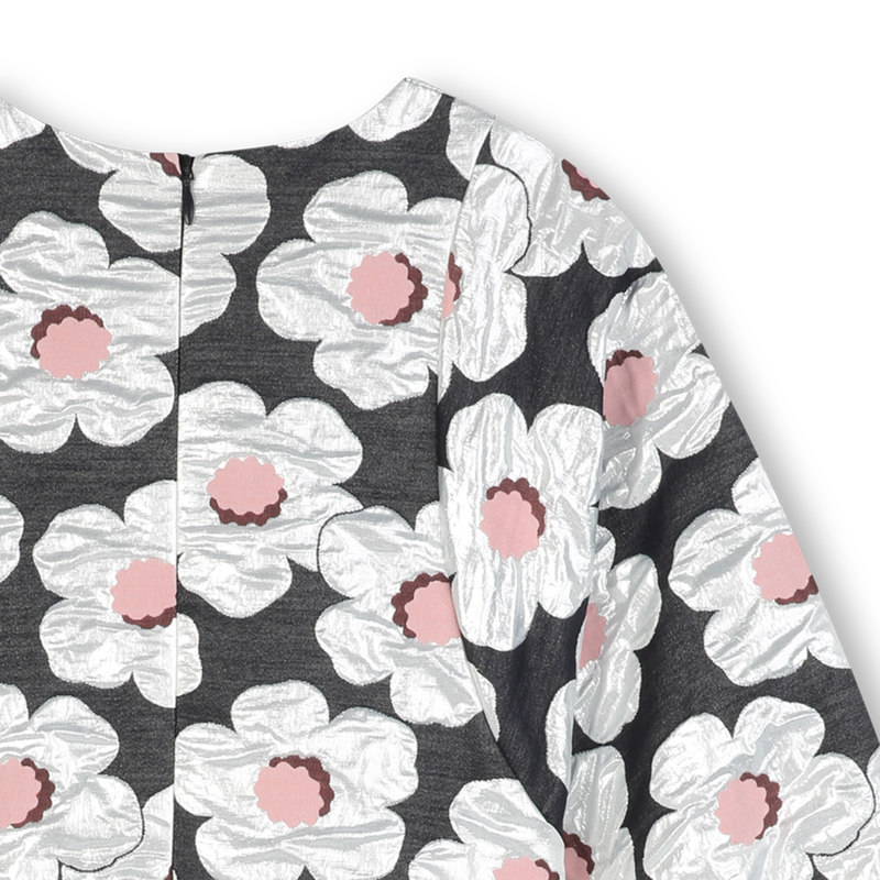 Lang&auml;rmeliges Kleid KENZO KIDS 
                        GIRL