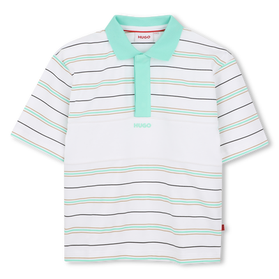 KURZ&Auml;RMELIGES POLOSHIRT HUGO BOY