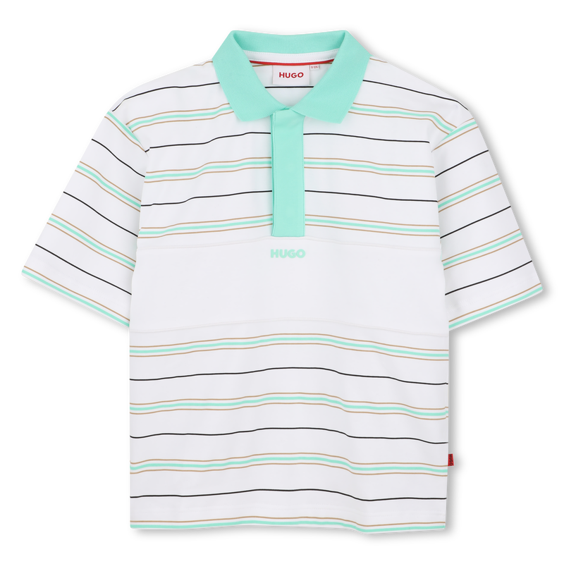 KURZ&Auml;RMELIGES POLOSHIRT HUGO 
                        BOY