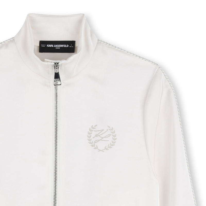 KAPUZENPULLOVER MIT REISSVERSCHLUSS KARL LAGERFELD KIDS 
                        GIRL