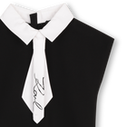 Kurz&auml;rmeliges kleid KARL LAGERFELD KIDS 
                    GIRL