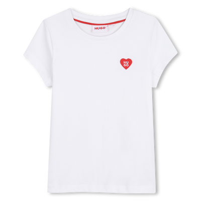 KURZ&Auml;RMELIGES T-SHIRT HUGO GIRL