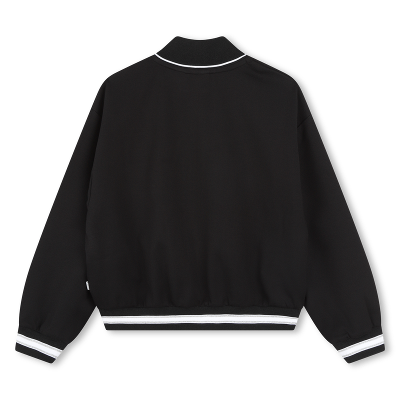 Cardigan mit Stickerei und Streifen BOSS 
                        GIRL