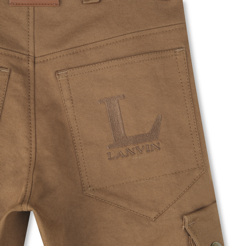 Bestickte bedruckte Hose mit PA-Logo LANVIN 
                        BOY