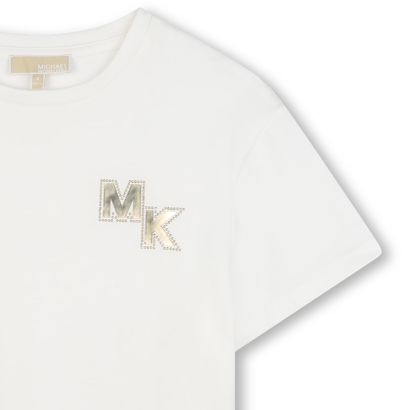 Kurzärmeliges T-Shirt aus Jersey MICHAEL KORS 
                        GIRL