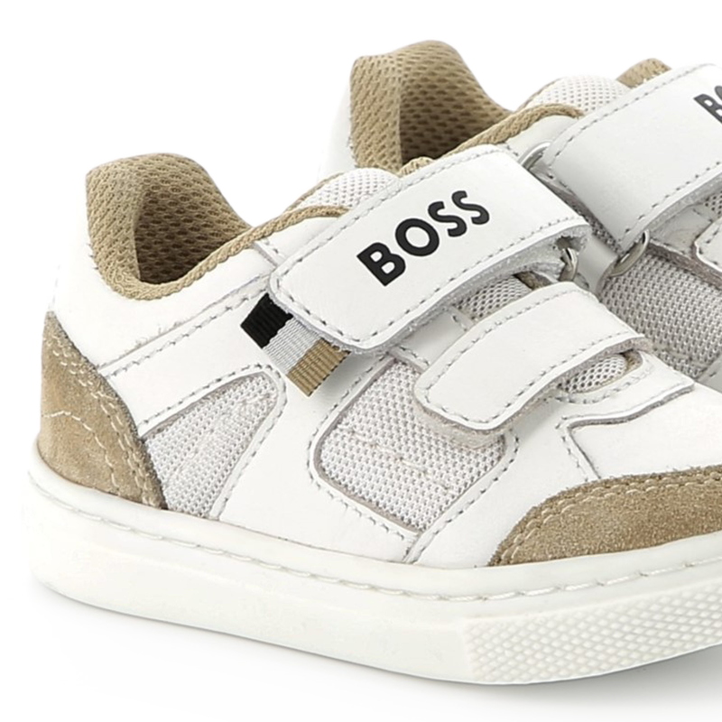 Ledersneaker mit Klettriemen BOSS 
                        BOY