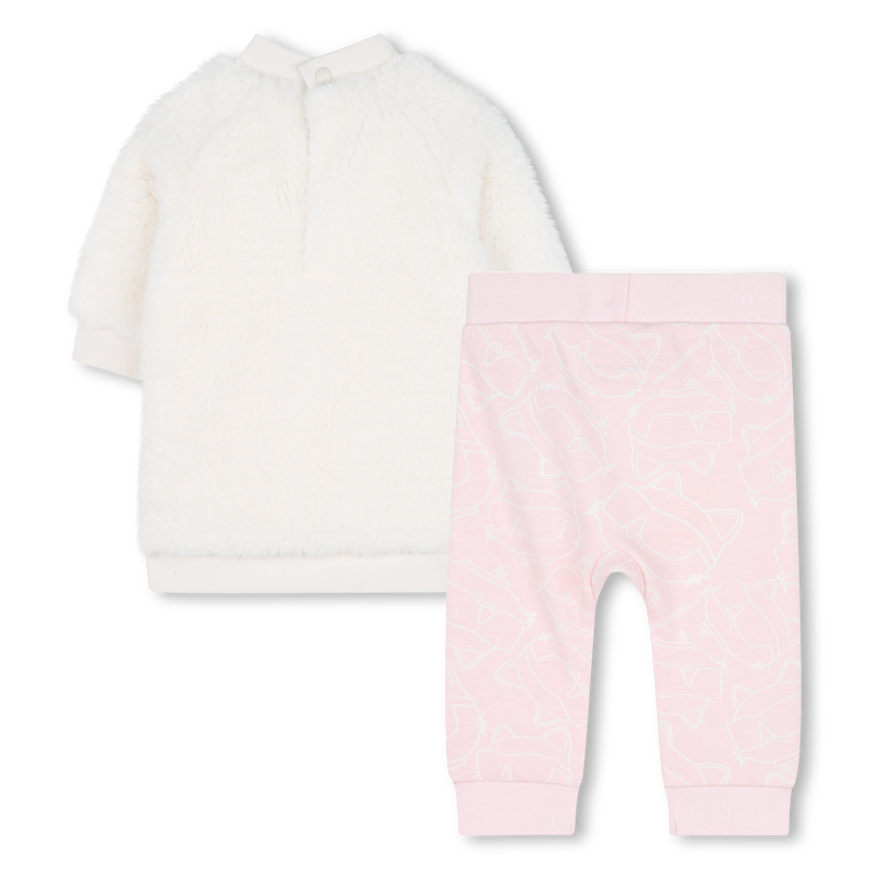 Set aus Kleid + Boxershorts KARL LAGERFELD KIDS 
                        GIRL