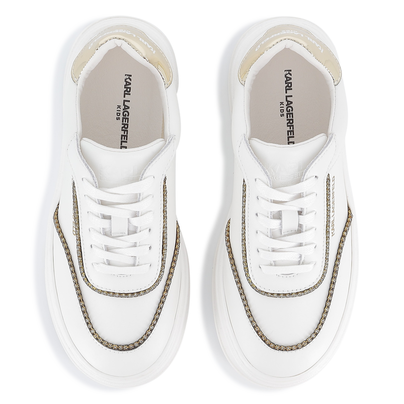Low-Top-Sneakers mit Schnürung KARL LAGERFELD KIDS 
                        GIRL