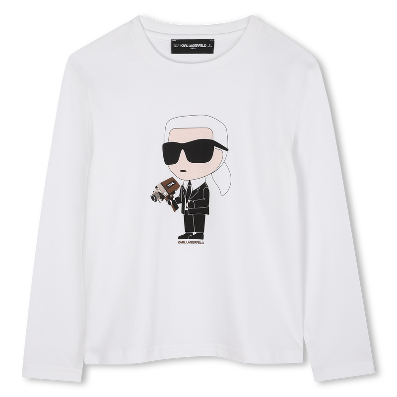 Langarm-T-Shirt KARL LAGERFELD KIDS 
                        BOY