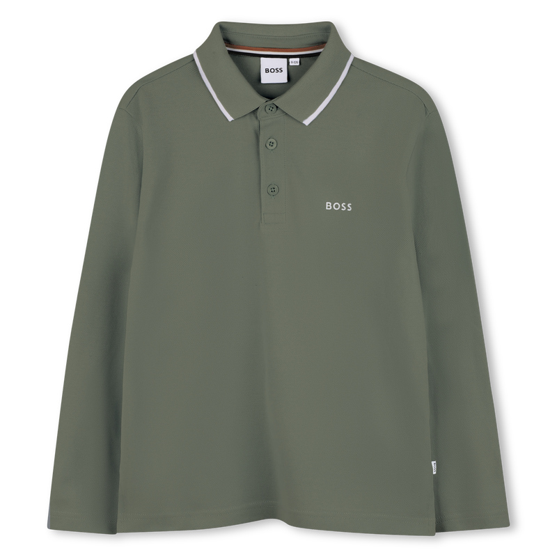 Lang&auml;rmeliges Poloshirt BOSS 
                        BOY