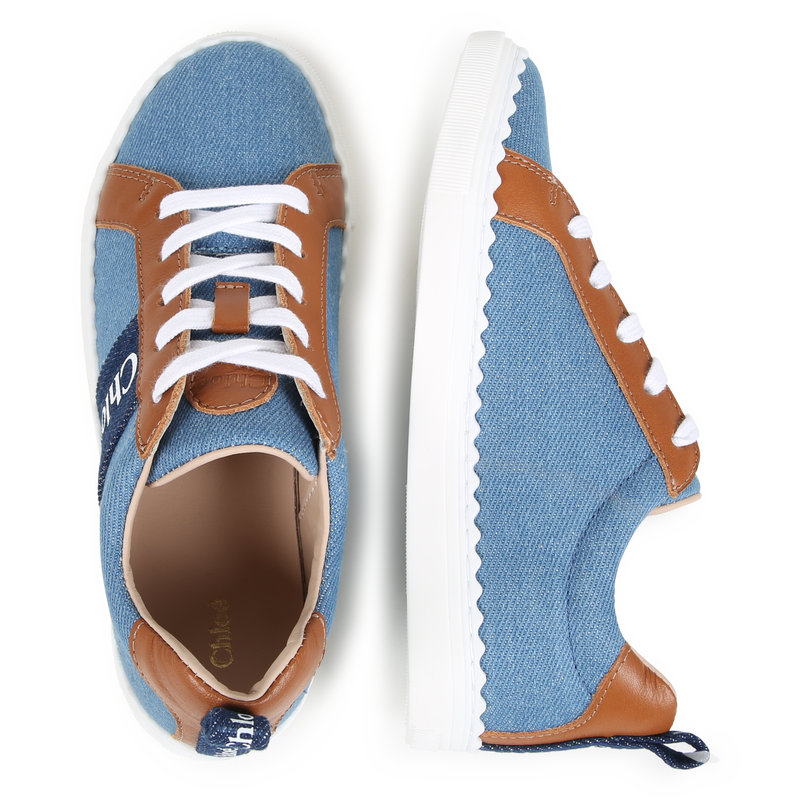 Schnürsneaker aus Jeansstoff CHLOE 
                        GIRL