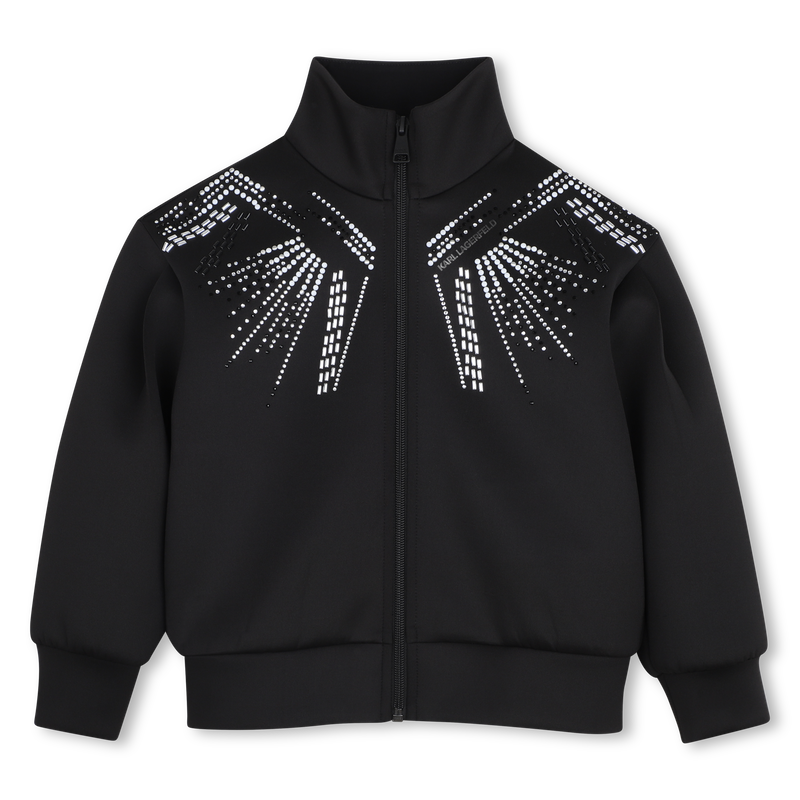 Stehkragen-Cardigan KARL LAGERFELD KIDS 
                        GIRL