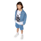Kurze Jeanshose HUGO 
                    GIRL
