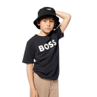 T-Shirt mit Stickerei BOSS 
                    BOY