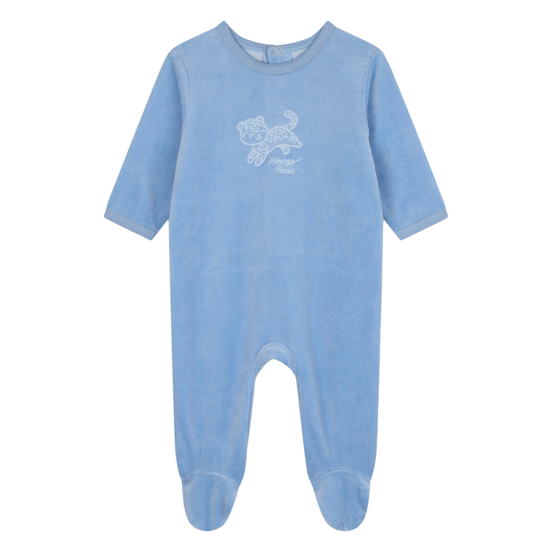 Velours-Pyjama mit Stickerei KENZO KIDS 
                        BOY
