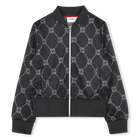 Sweatjacke mit Logo-Print HUGO 
                    GIRL