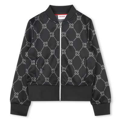 Sweatjacke mit Logo-Print HUGO GIRL