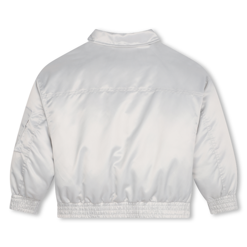 Zipper-Jacke mit Satin-Effekt DKNY 
                        GIRL