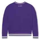 Sweatshirt mit Motiv KARL LAGERFELD KIDS 
                    GIRL