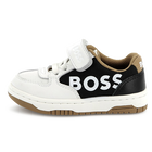 Ledersneaker mit Klettriemen BOSS 
                    BOY