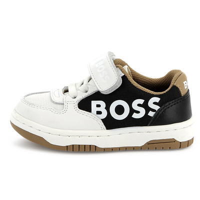 Ledersneaker mit Klettriemen BOSS BOY