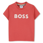 T-Shirt mit kurzen &Auml;rmeln, HIMBEER, hi-res