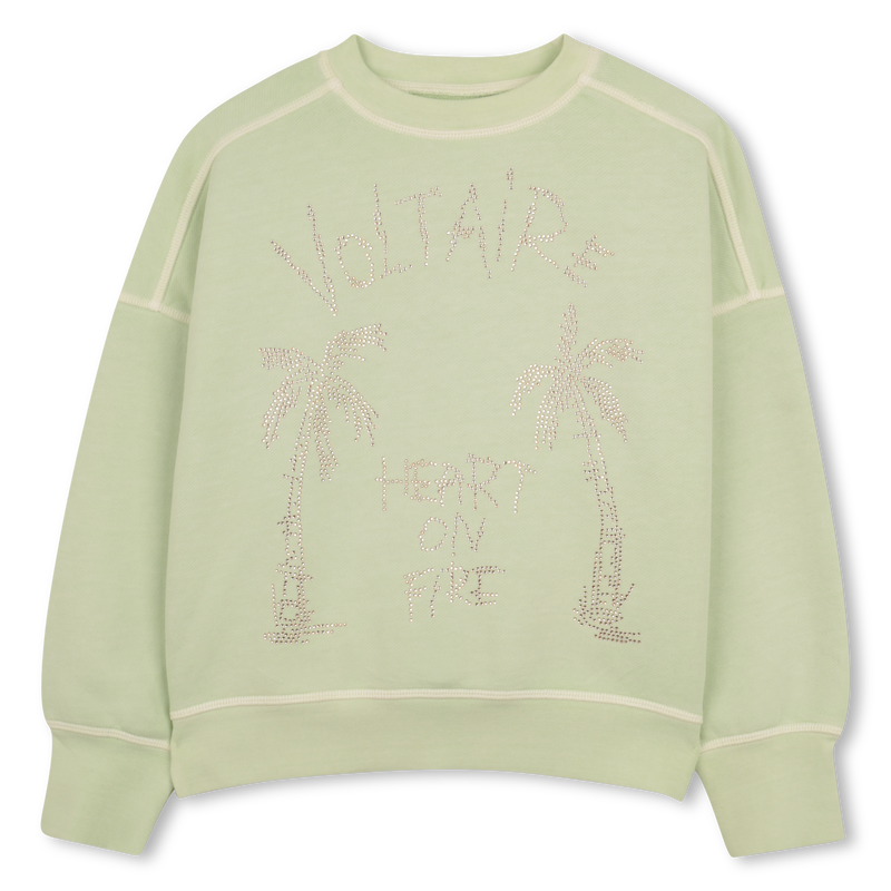 SWEATSHIRT MIT RUNDHALSAUSSCHNITT ZADIG & VOLTAIRE 
                        GIRL