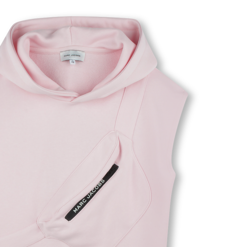 &Auml;rmelloses Kleid mit Kapuze MARC JACOBS 
                        GIRL