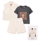 Set aus strickjacke, t-shirt und shorts TIMBERLAND 
                    BOY